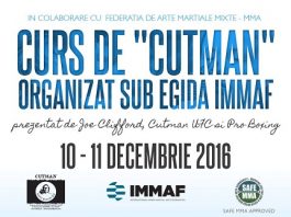 Curs internațional de Cutman MMA Curs Cutman