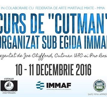 Curs internațional de Cutman MMA Curs Cutman