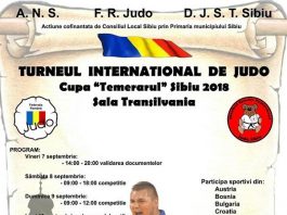 Turneul Internațional – Cupa Temerarul – Sibiu 2018 Cupa de Judo - Temerarul - Sibiu 2018